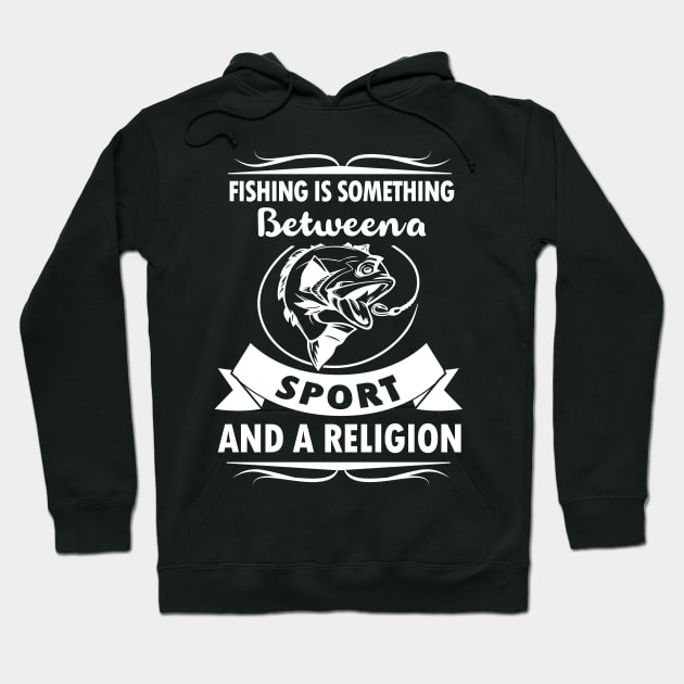 Fishing Sport Religion Hoodie by Imutobi